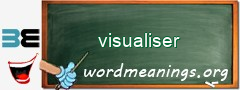 WordMeaning blackboard for visualiser